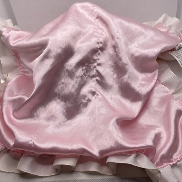 Carter’s Plush Pink Elephant Lovey Security Blanket Rattle Hearts - Picture 6 of 8